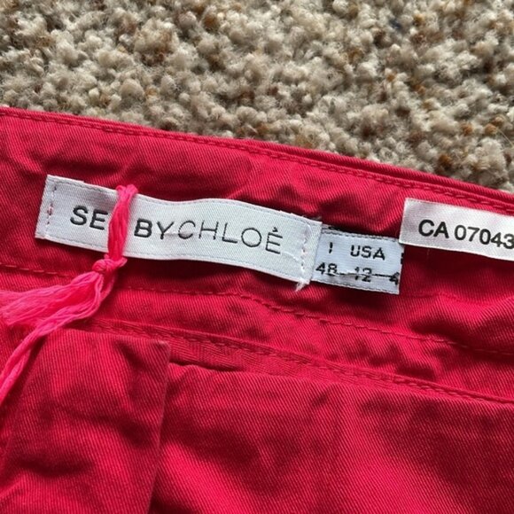 See by Chloe red skirt size 12 - Picture 4 of 5
